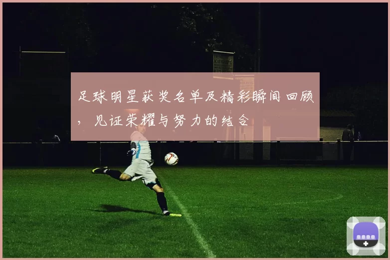 足球明星获奖名单及精彩瞬间回顾，见证荣耀与努力的结合